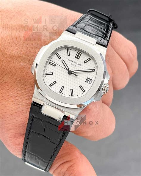 patek philippe nautilus 5711 leather strap|Patek Philippe Nautilus retail price.